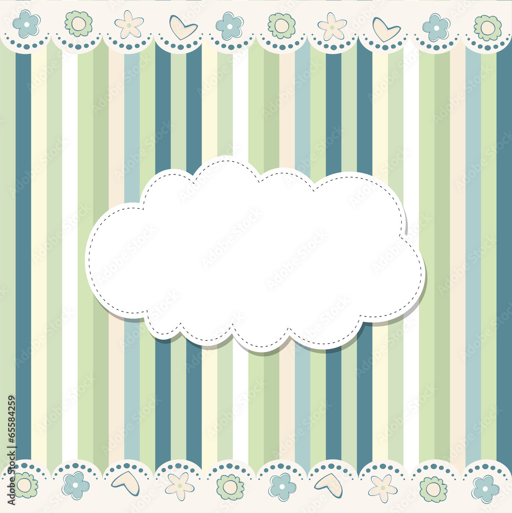 Template frame design for greeting card Template frame design for greeting card