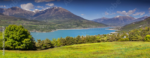 Panorama of the Lake Serre-Poncon