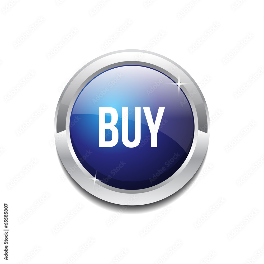 Buy Circular Vector Blue Web Icon Button Buy Circular Vector Blue Web Icon Button