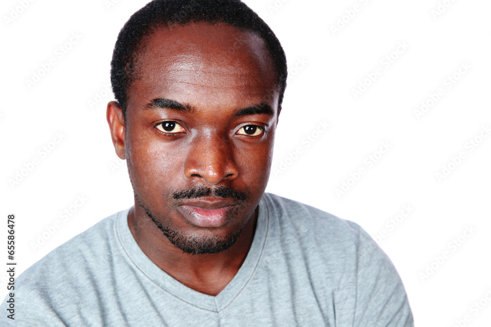 Portrait of a handsome african man Portrait of a handsome african man