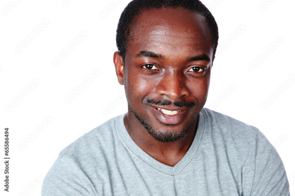 Portrait of a handsome african man Portrait of a handsome african man