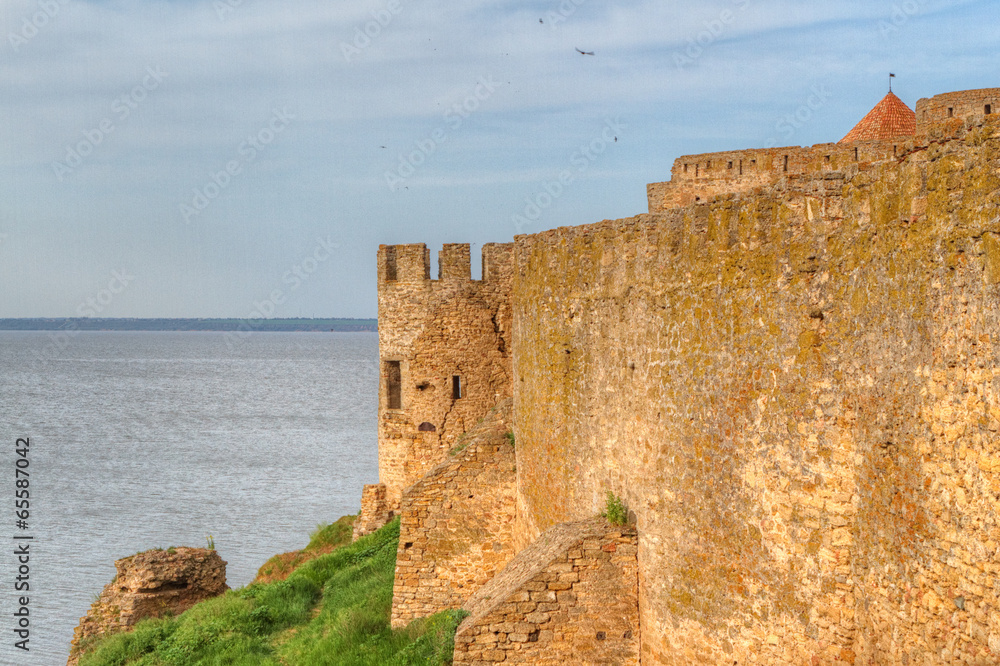 Citadel on the Dniester estuary
