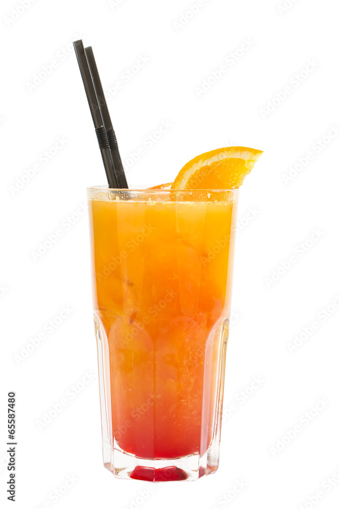 alcoholic cocktail in a glass glass on a white background alcoholic cocktail in a glass glass on a white background