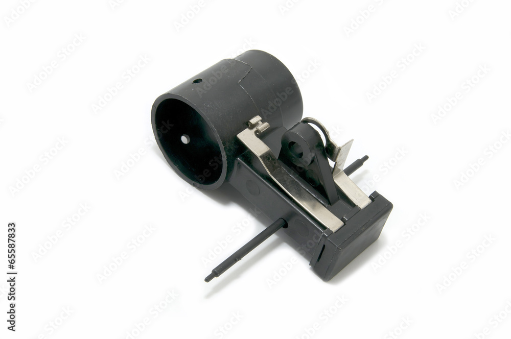 new car parts on a white background new car parts on a white background