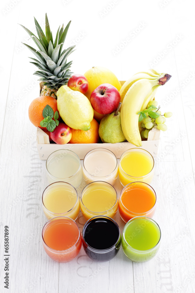collection of juice collection of juice