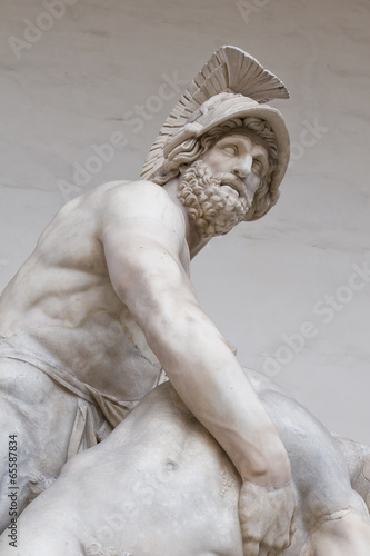 Menelaus supporting the body of patroclus florence italy photo