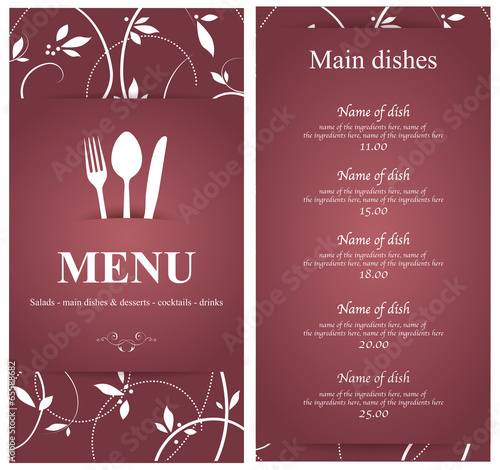 Menu Restaurant