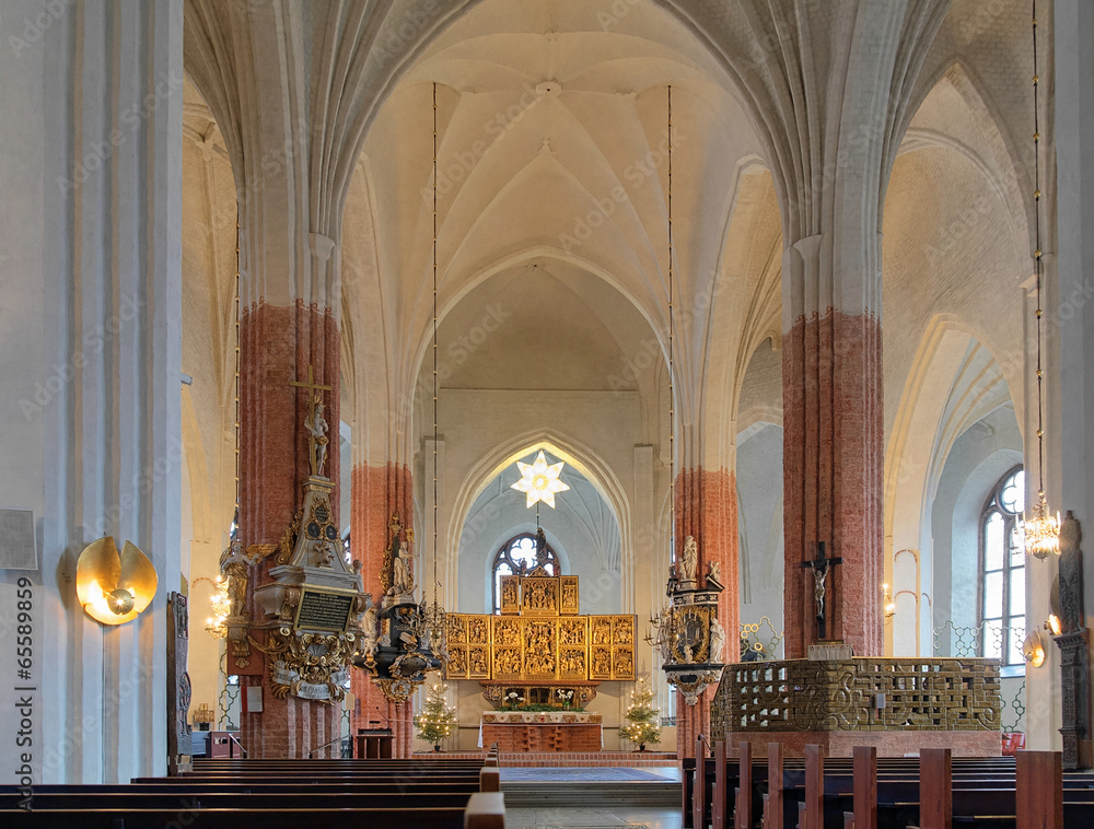 Interior of the Vasteras Cathedral, Sweden