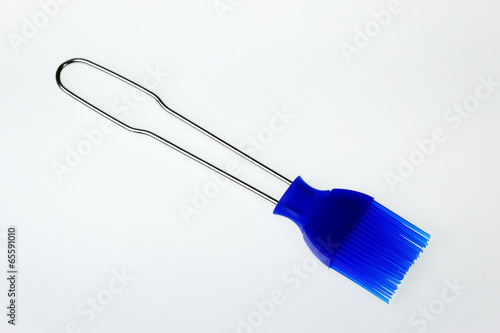 isolated blue  pastry brush