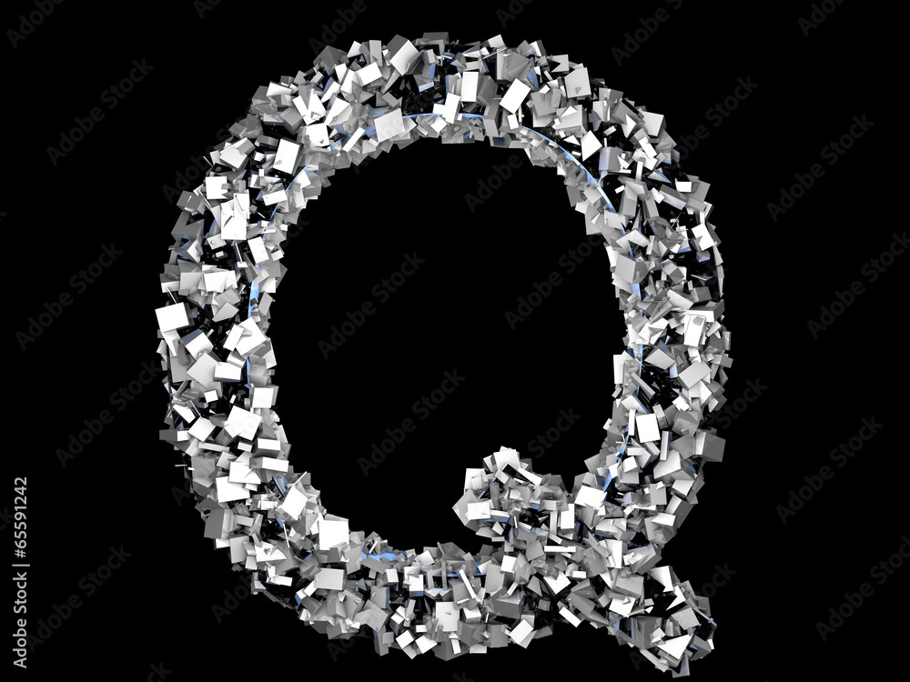 Eisener Buchstabe - Q Eisener Buchstabe - Q