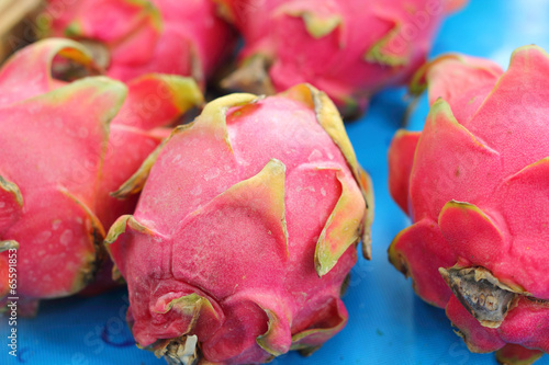 Dragon fruit in the market