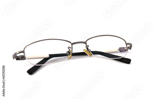 glasses isolated on white background