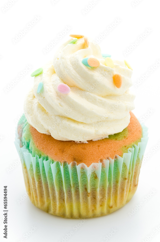 Cupcakes isolated on white background Cupcakes isolated on white background