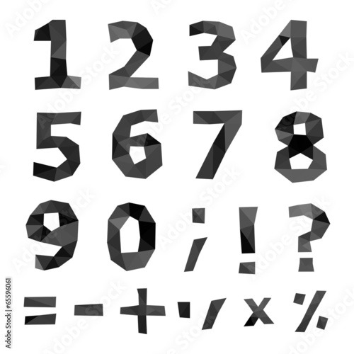 Polygonal number set.