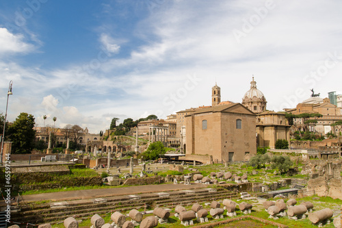 roman ruins, Rome, Italy