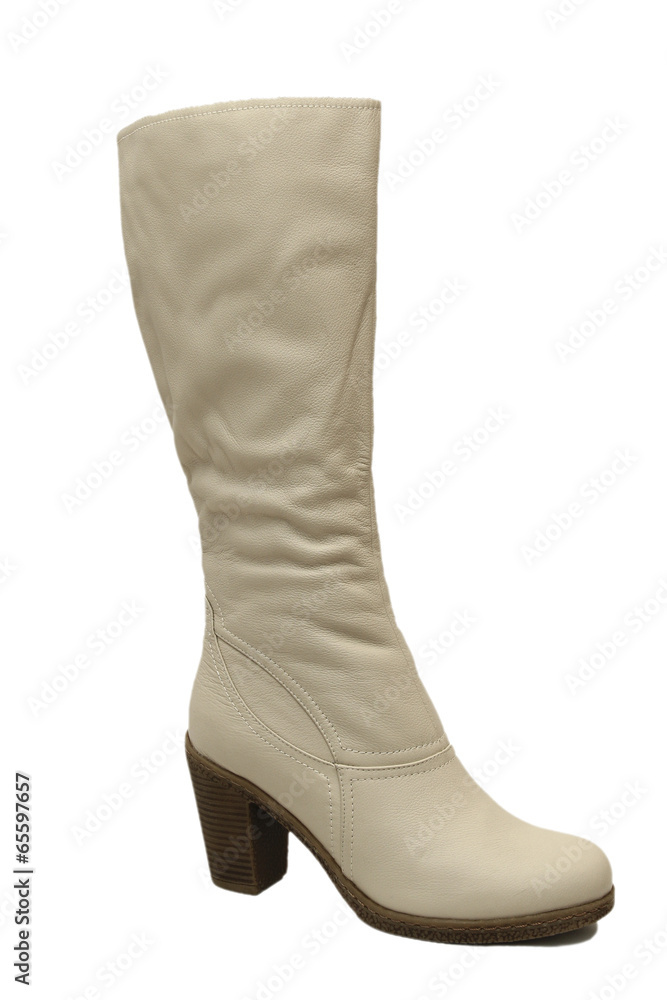 White female boot White female boot