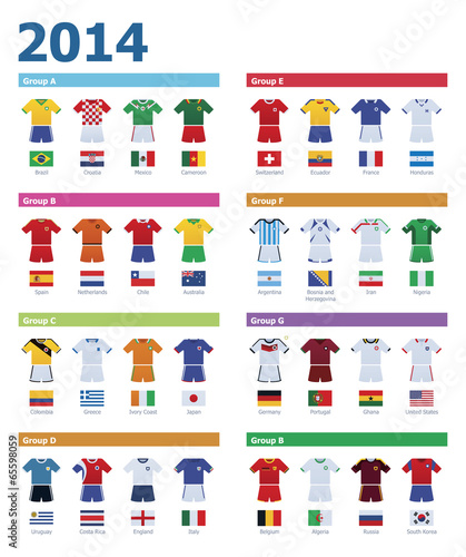 Soccer championship colours