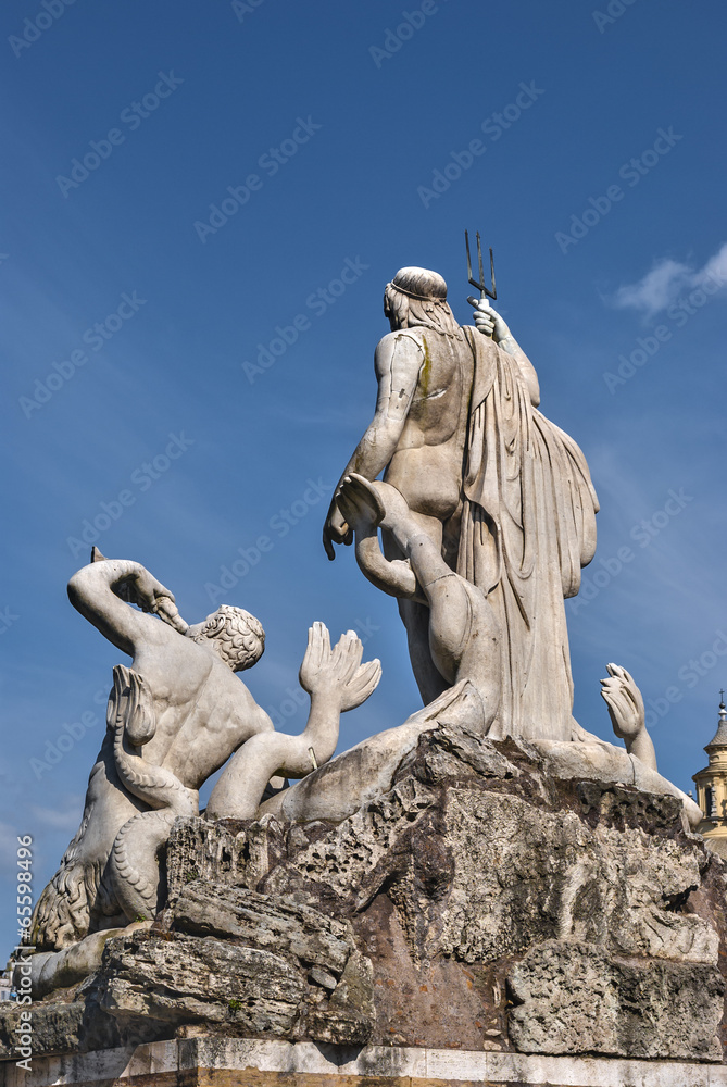 statue nel cielo di roma