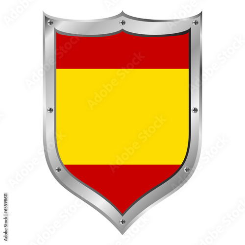 Free Download Spain flag button. - GFXLoad