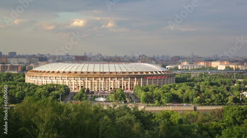 Big sports arena Luzhniki, Moscow, Russia