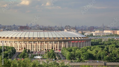 Big sports arena Luzhniki, Moscow, Russia