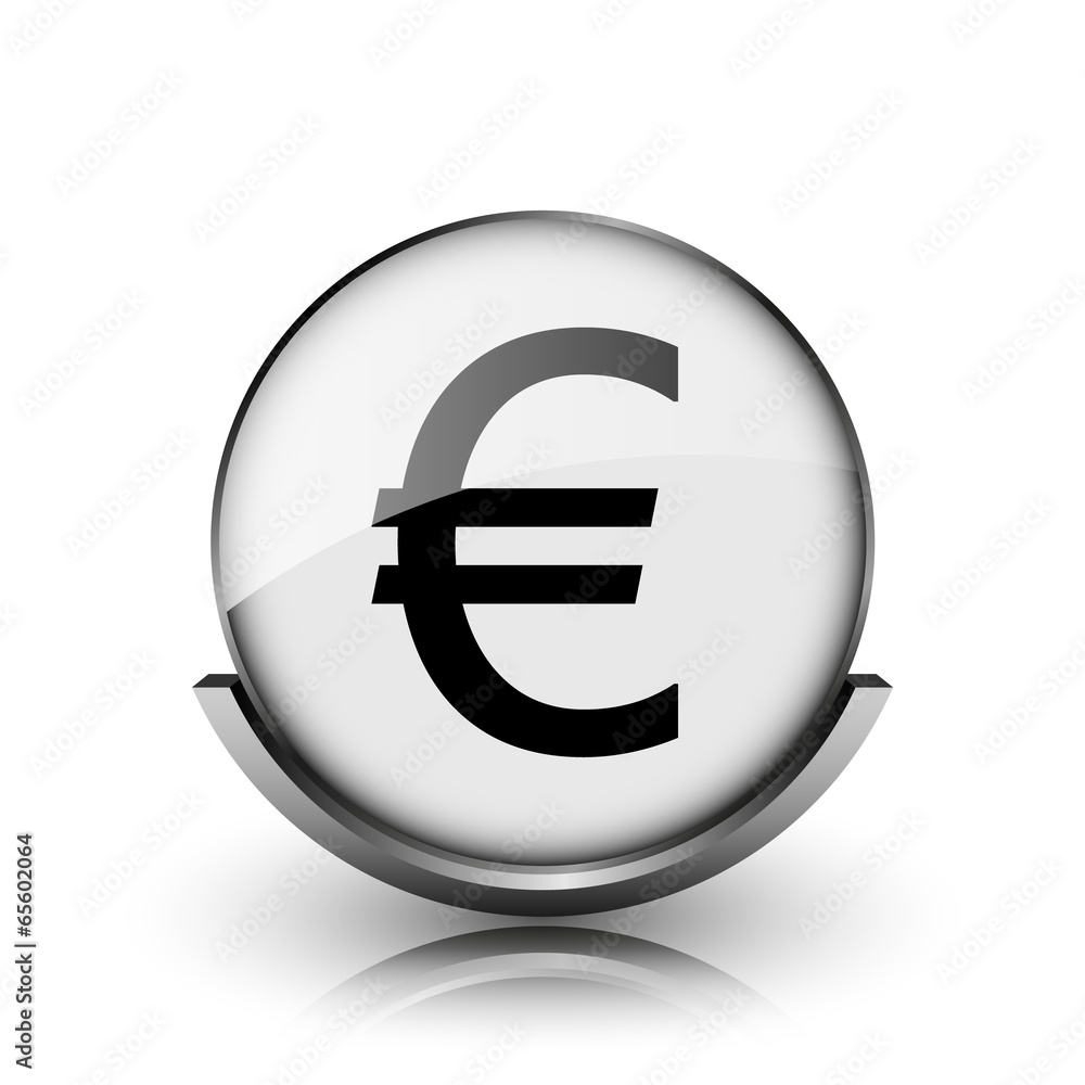 Obraz premium Euro icon