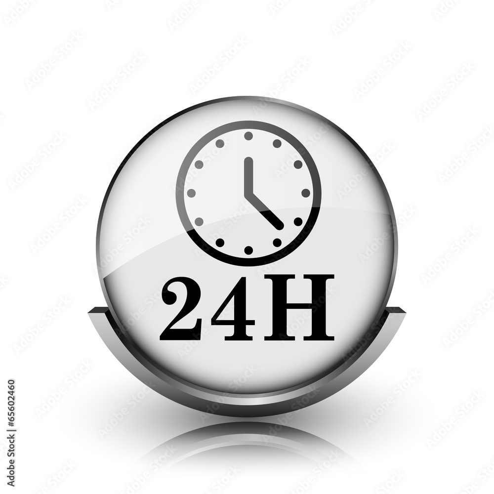 24H clock icon 24H clock icon