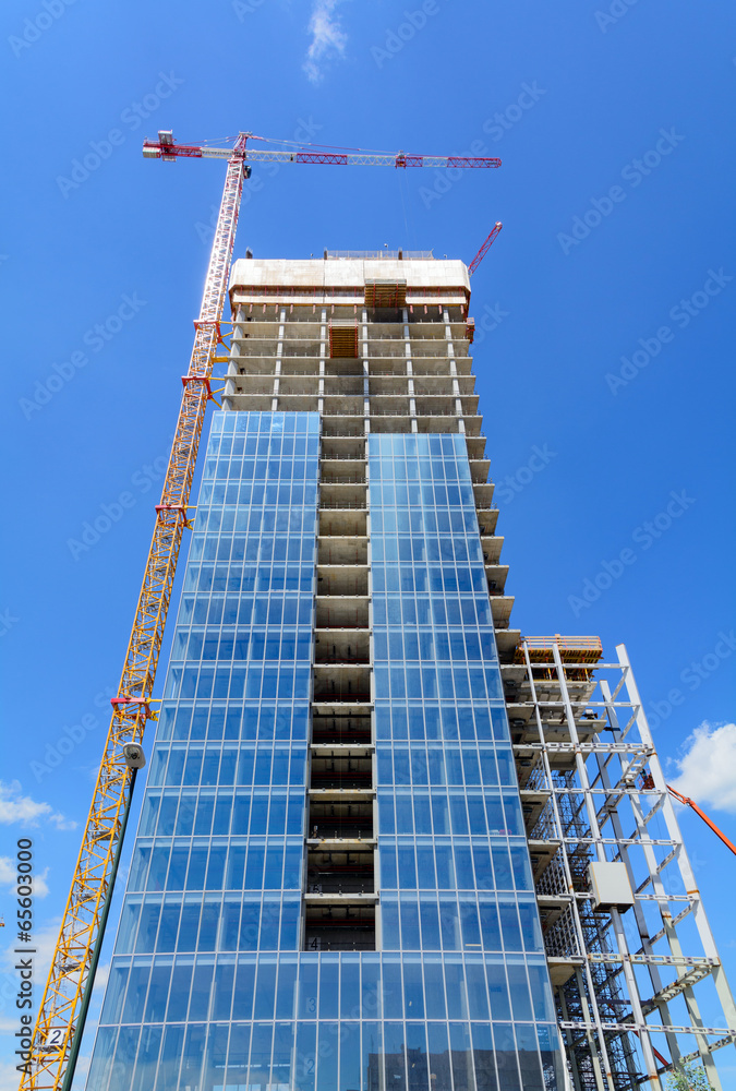 Fototapeta premium Grattacielo in costruzione - Torino