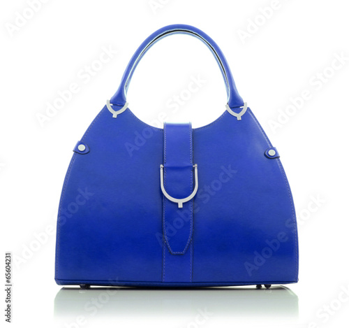 Blue handbag