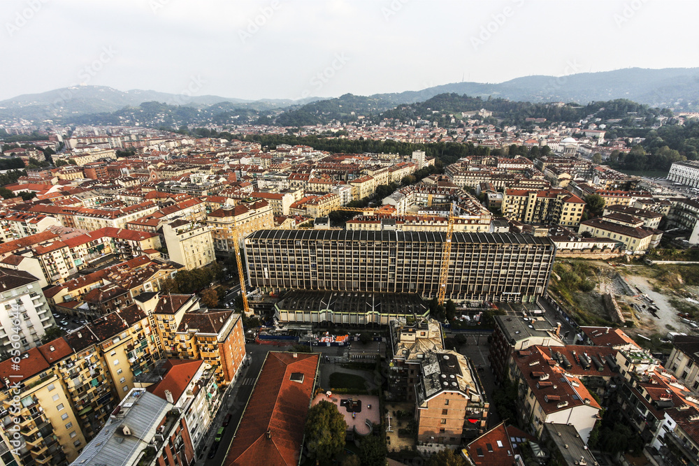 Fototapeta premium Turin cityscape - Italy