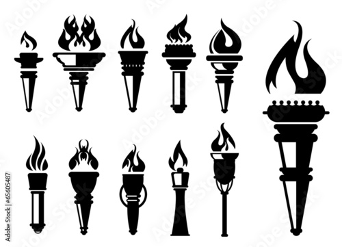 torch icons set