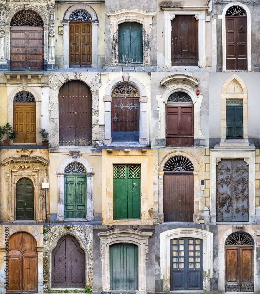 Doors from Sicily