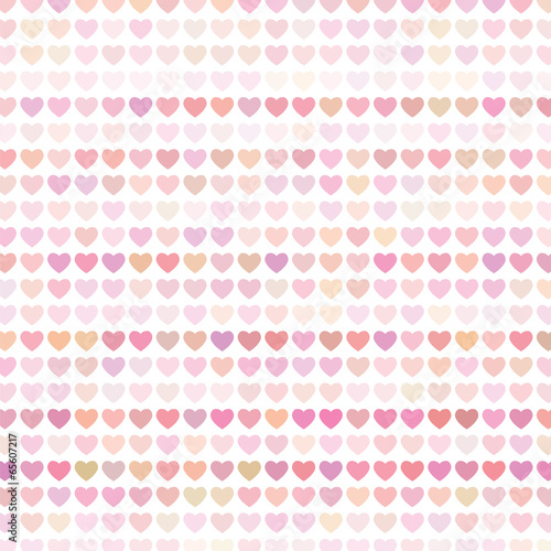 pattern of hearts - vector