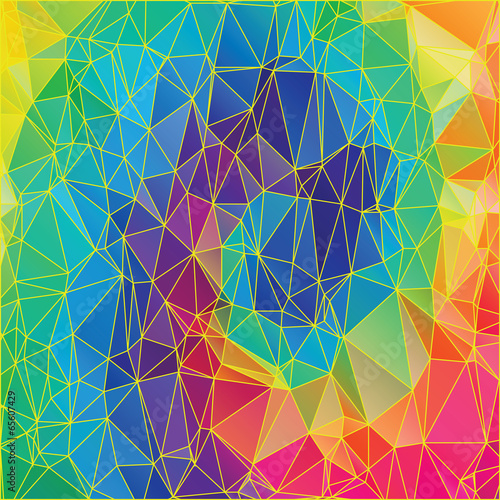 Abstract varicoloured background polygonal.