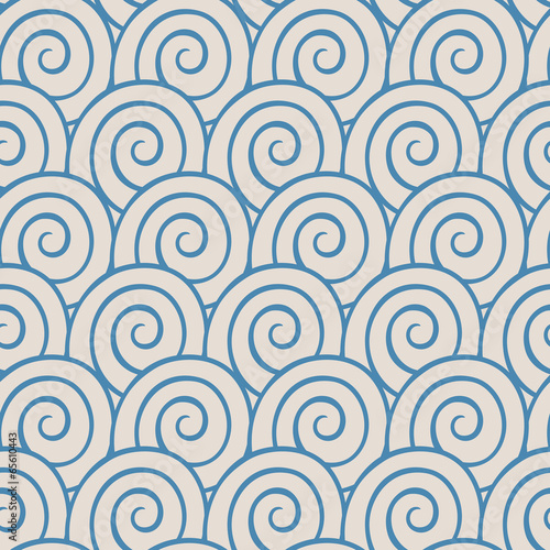 blue spirals