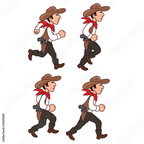 Running Cowboy Sprite