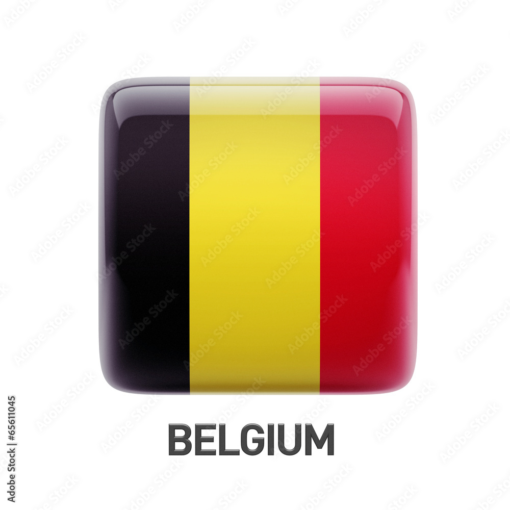 Fototapeta premium Belgium Flag Icon