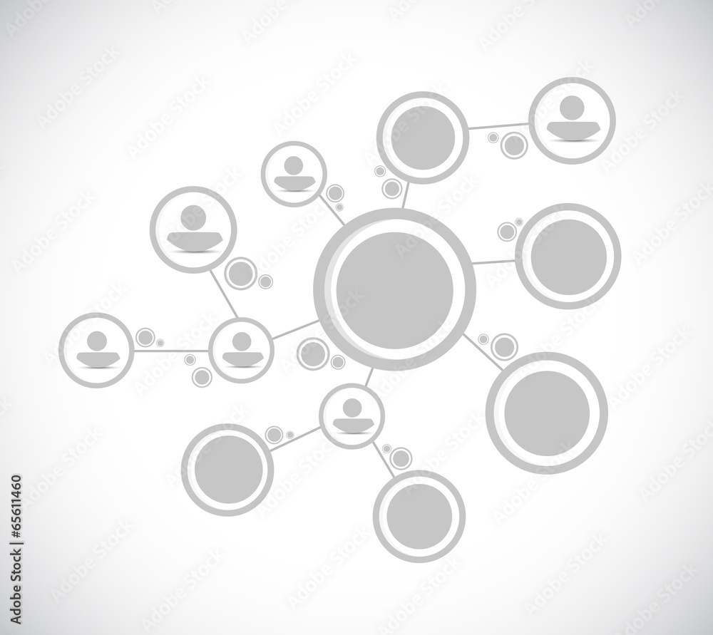 grey people diagram network connection grey people diagram network connection