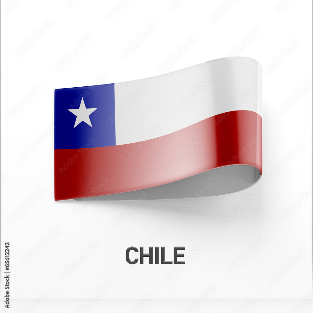 Chile Flag Icon Chile Flag Icon