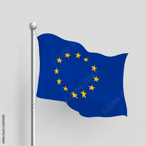 3d vector Europe flag