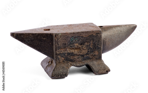 Bilde på lerret Iron anvil for forging metal