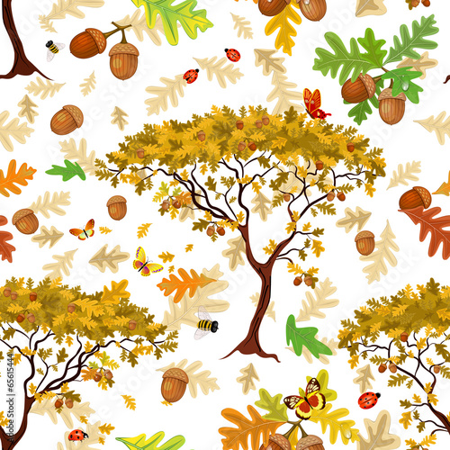 Autumn seamless texture