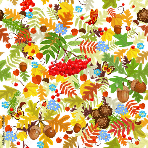 Autumn seamless texture