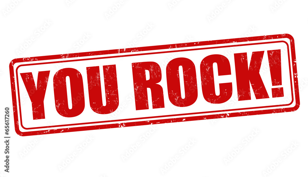 You rock stamp You rock stamp