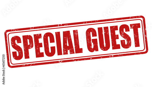 Special guest stamp