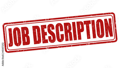 Job description stamp