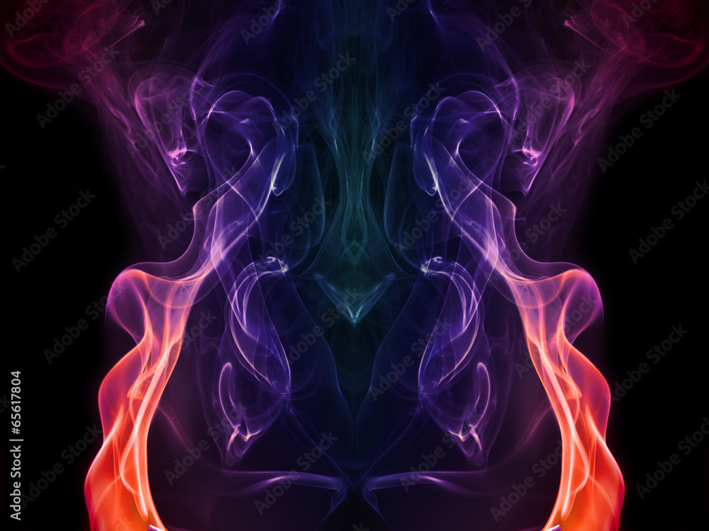 Fototapeta premium smoke of Joss stick