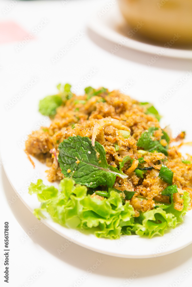 Crispy catfish salad Crispy catfish salad