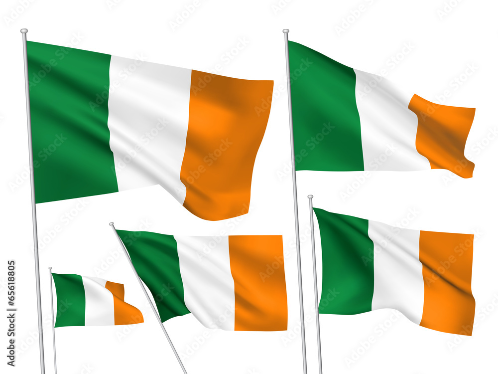 Ireland vector flags