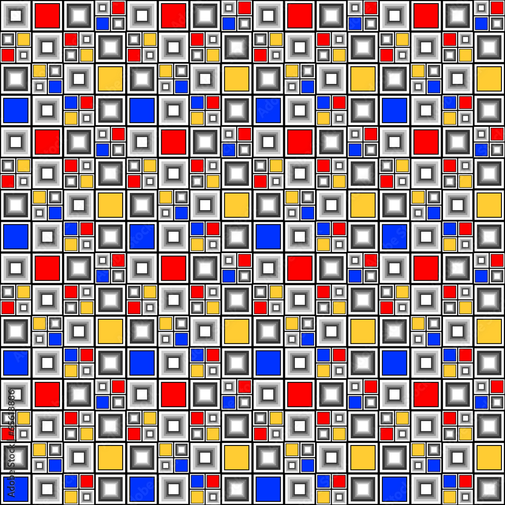 Design seamless colorful checked mosaic pattern Design seamless colorful checked mosaic pattern